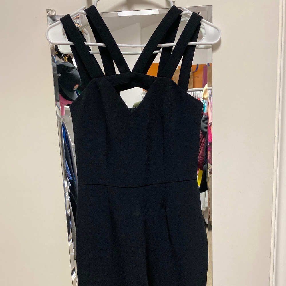 Strappy black jumper